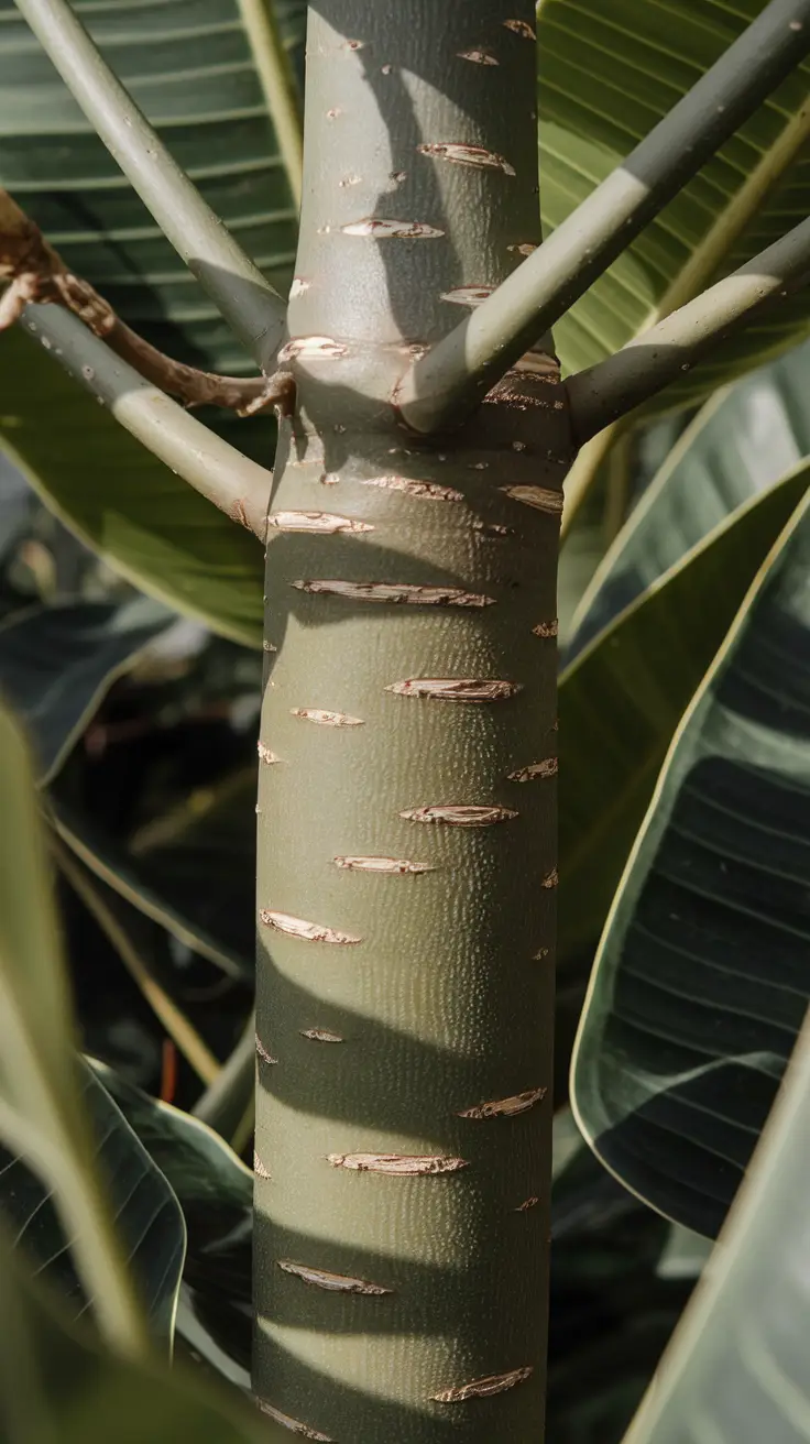 Close-Up of Stem of Ficus Umbellata