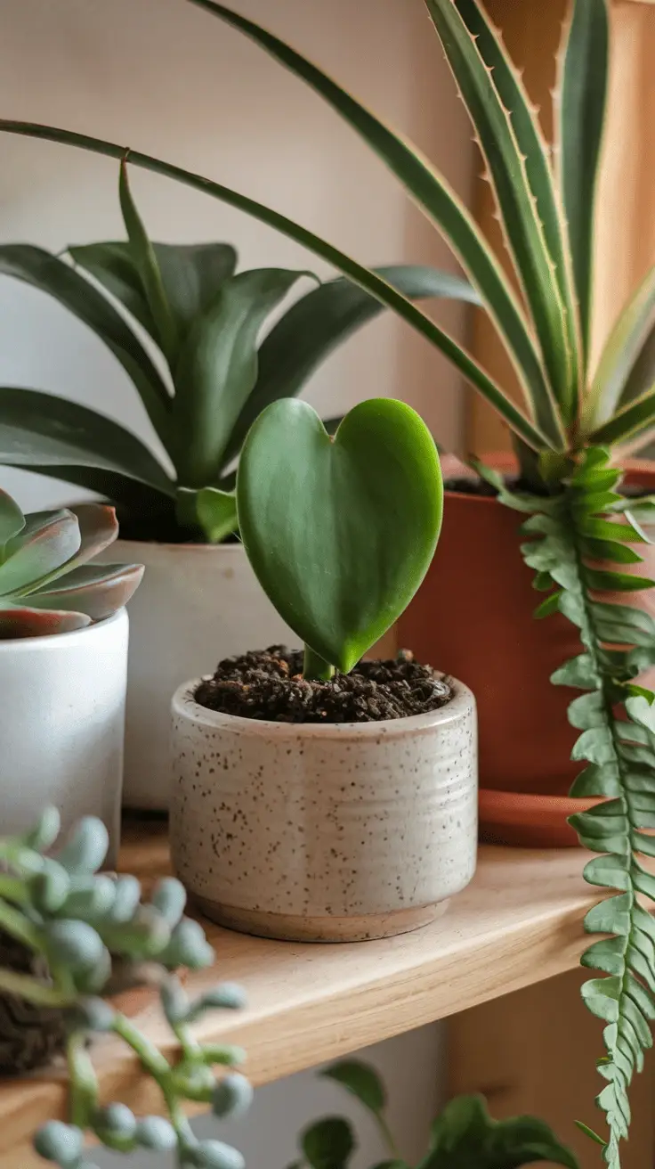 Single plant in the big pot