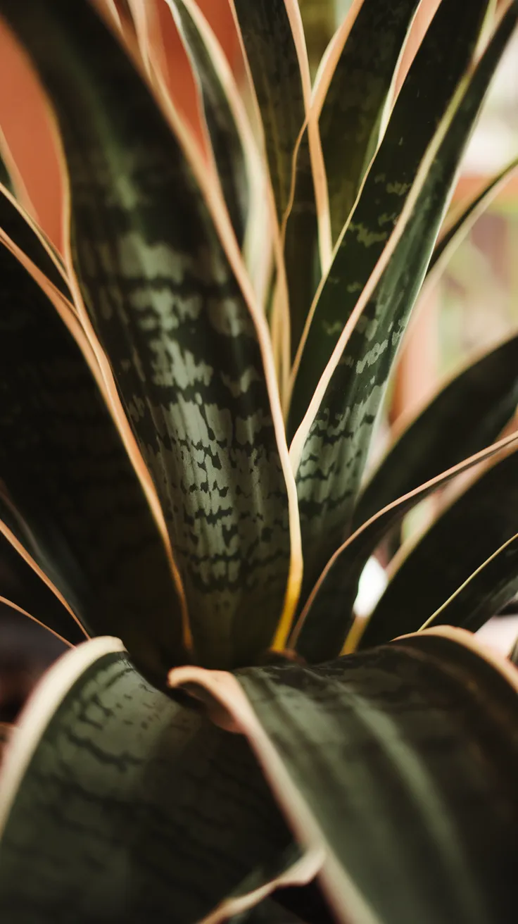 Close-up of intricate leaf arrangement of Green Plant