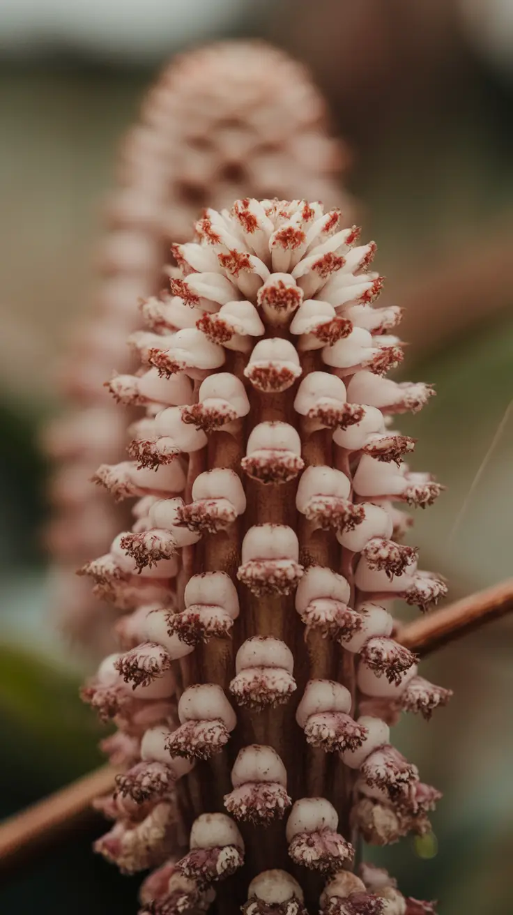 Close-Up of Stem of the palm