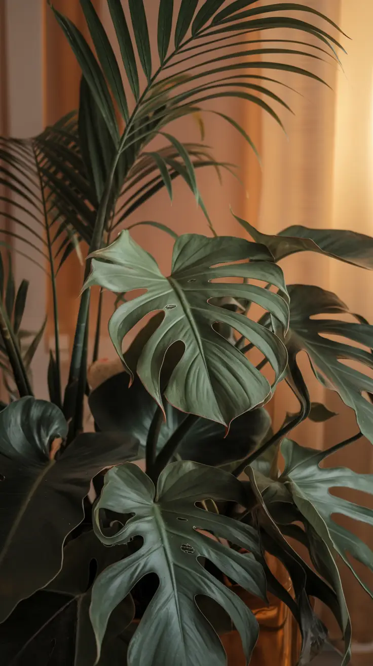 Philodendron Florida Ghost in Indoor Setting